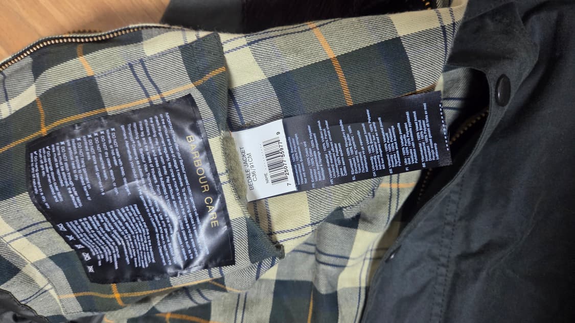 바버 비데일 왁스자켓 상품이미지5