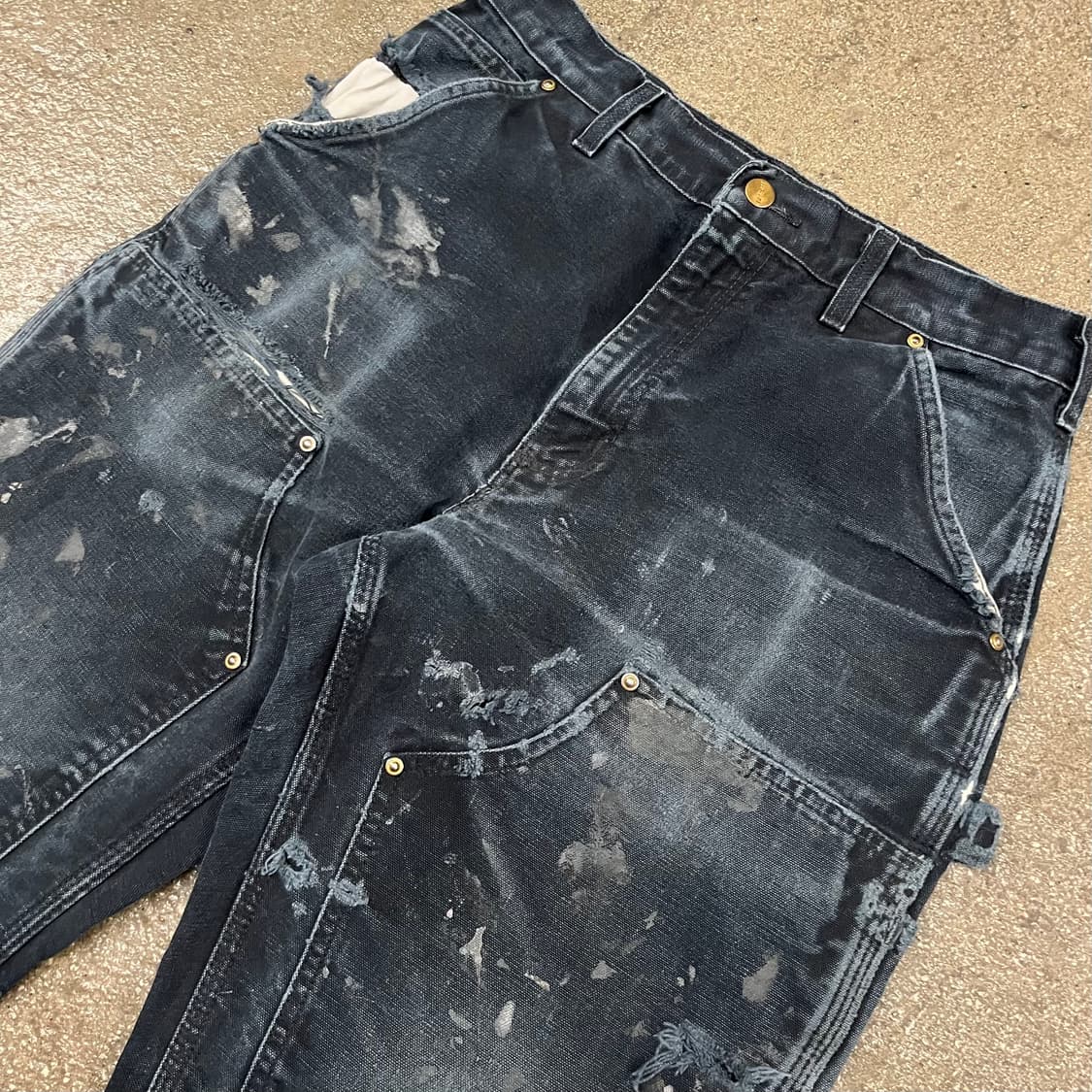 Carhartt 블랙 더블니 팬츠 (30“) 상품이미지2