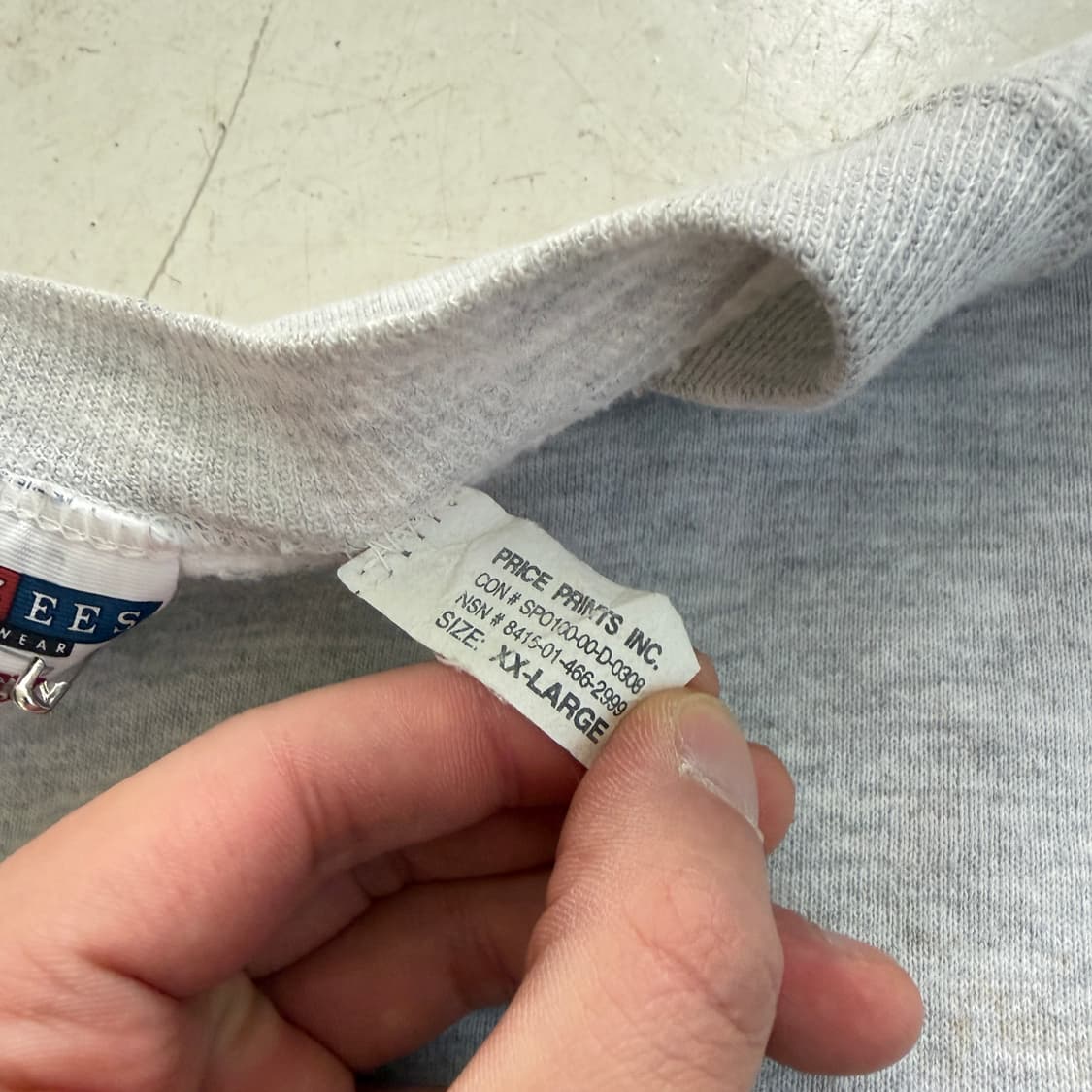 US ARMY OG 빈티지 스웻셔츠 2XL 상품이미지7