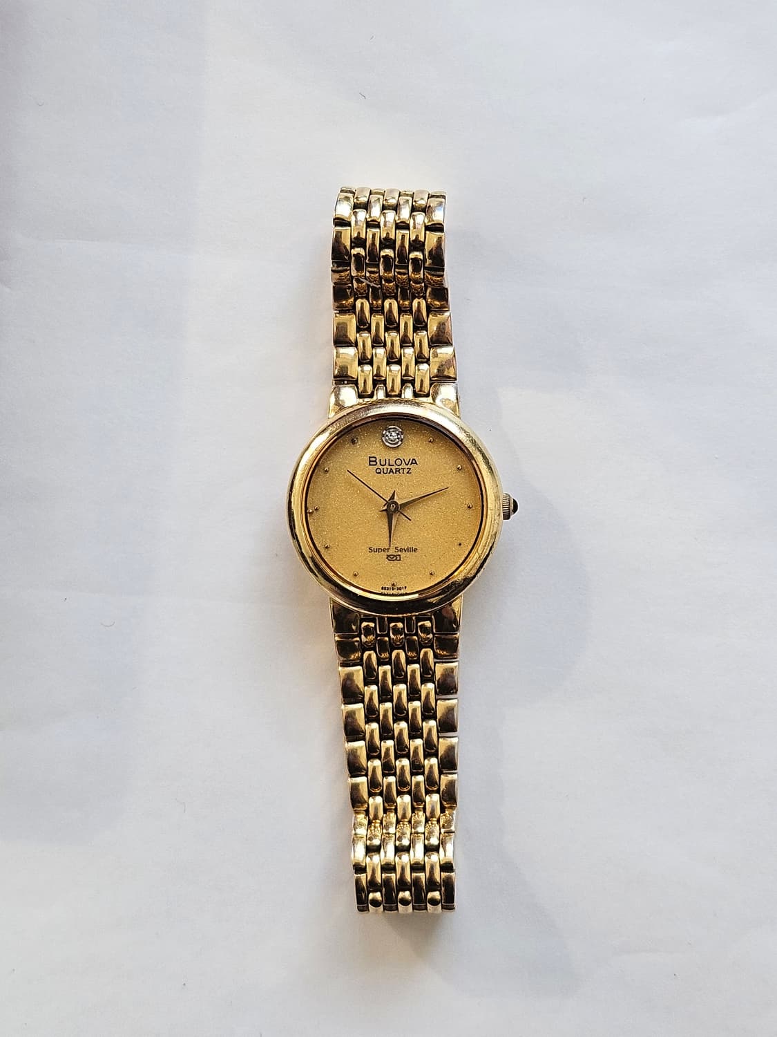 Bulova(부로바) Super Seville 쿼츠 금장시계 빈티지 상품이미지1