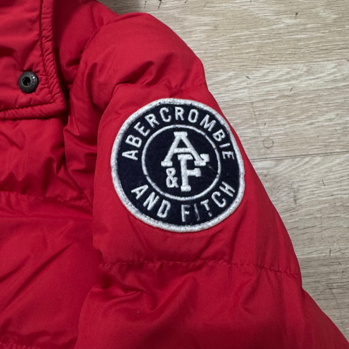 아베크롬비 와펜로고 덕다운 패딩 상품이미지4