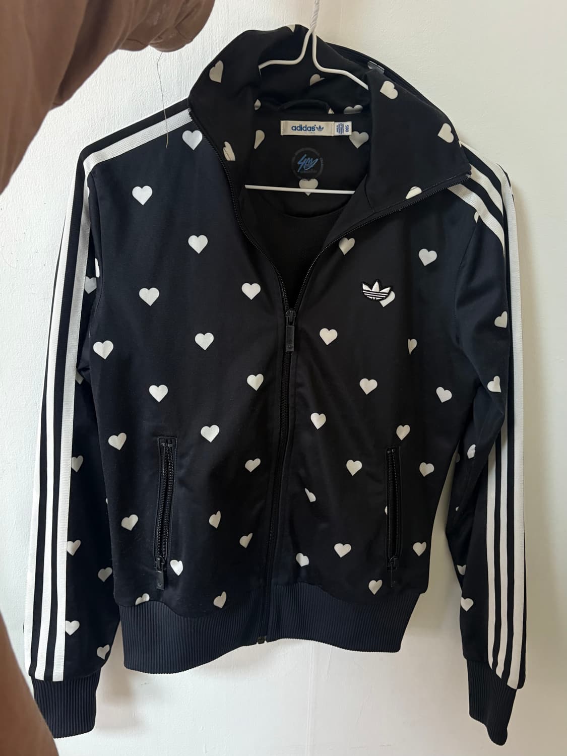 아디다스 여자 하트 도트 하트 땡땡이 트랙탑 져지집업 85 상품이미지2