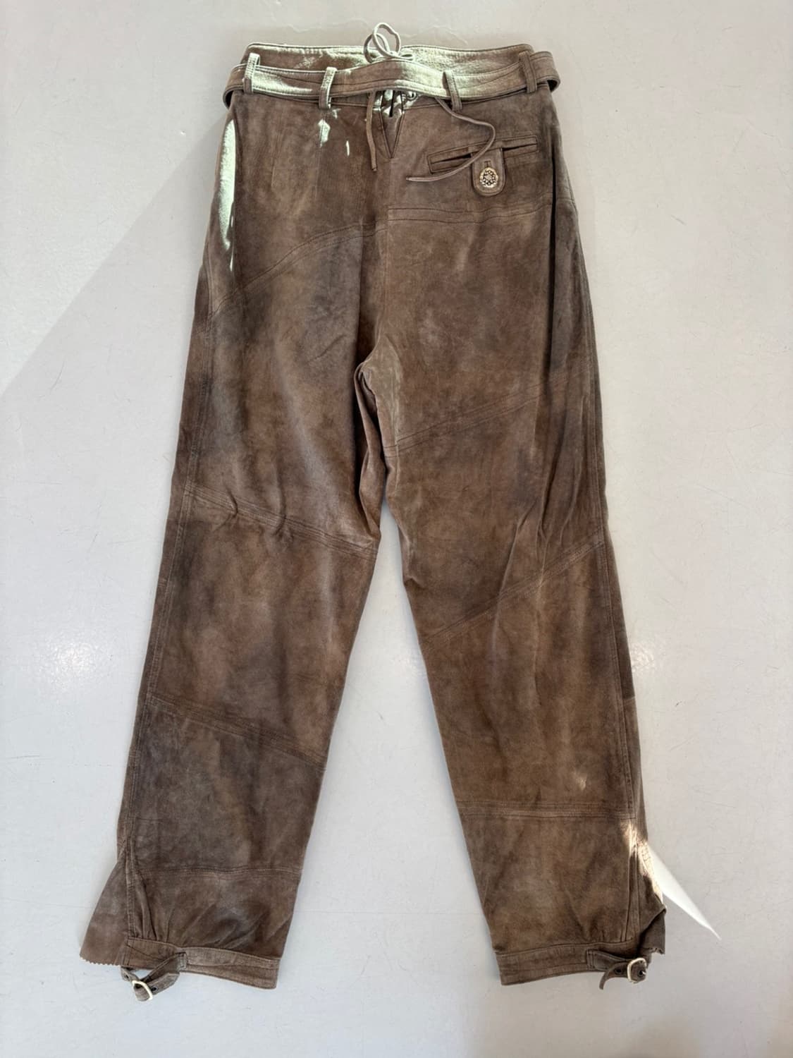 Vintage Landhaus Suede Leather Pants 상품이미지7