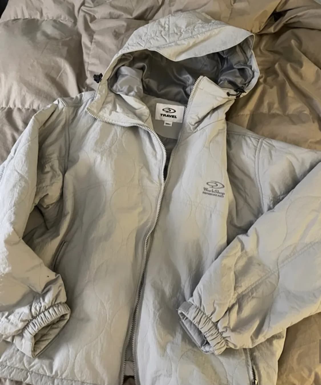 [ 새싱품급 ] 트래블 윈드 브레이커 그레이 M 상품이미지3