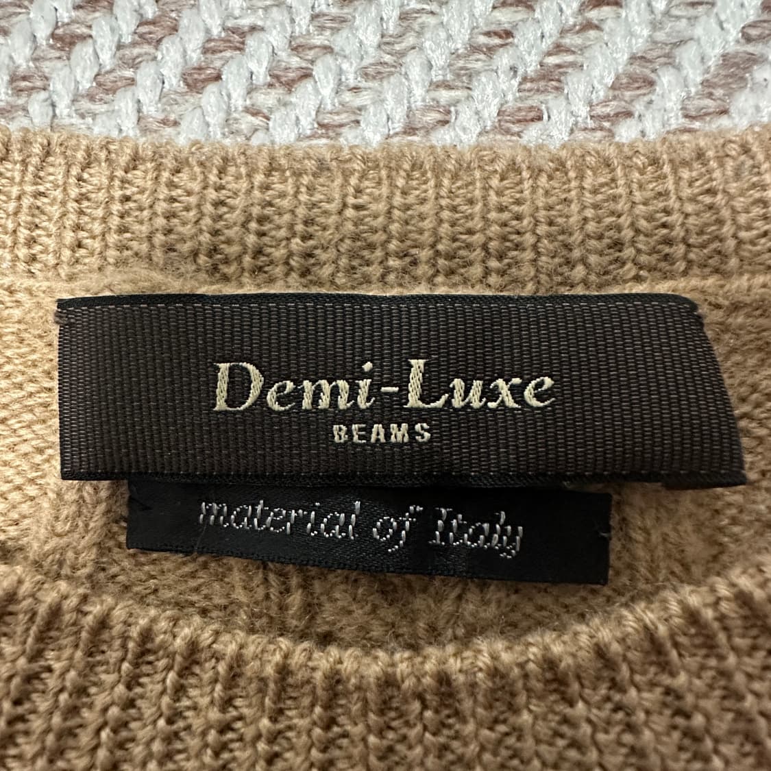 BEAMS italy wool 100% knit sweater 상품이미지3