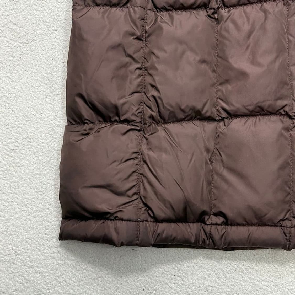노스페이스 우먼즈 경량 롱패딩 브라운 XS 상품이미지4