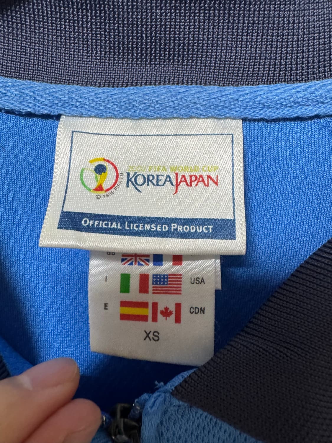 아디다스 한일월드컵 기념 하프집업 티셔츠 상품이미지4