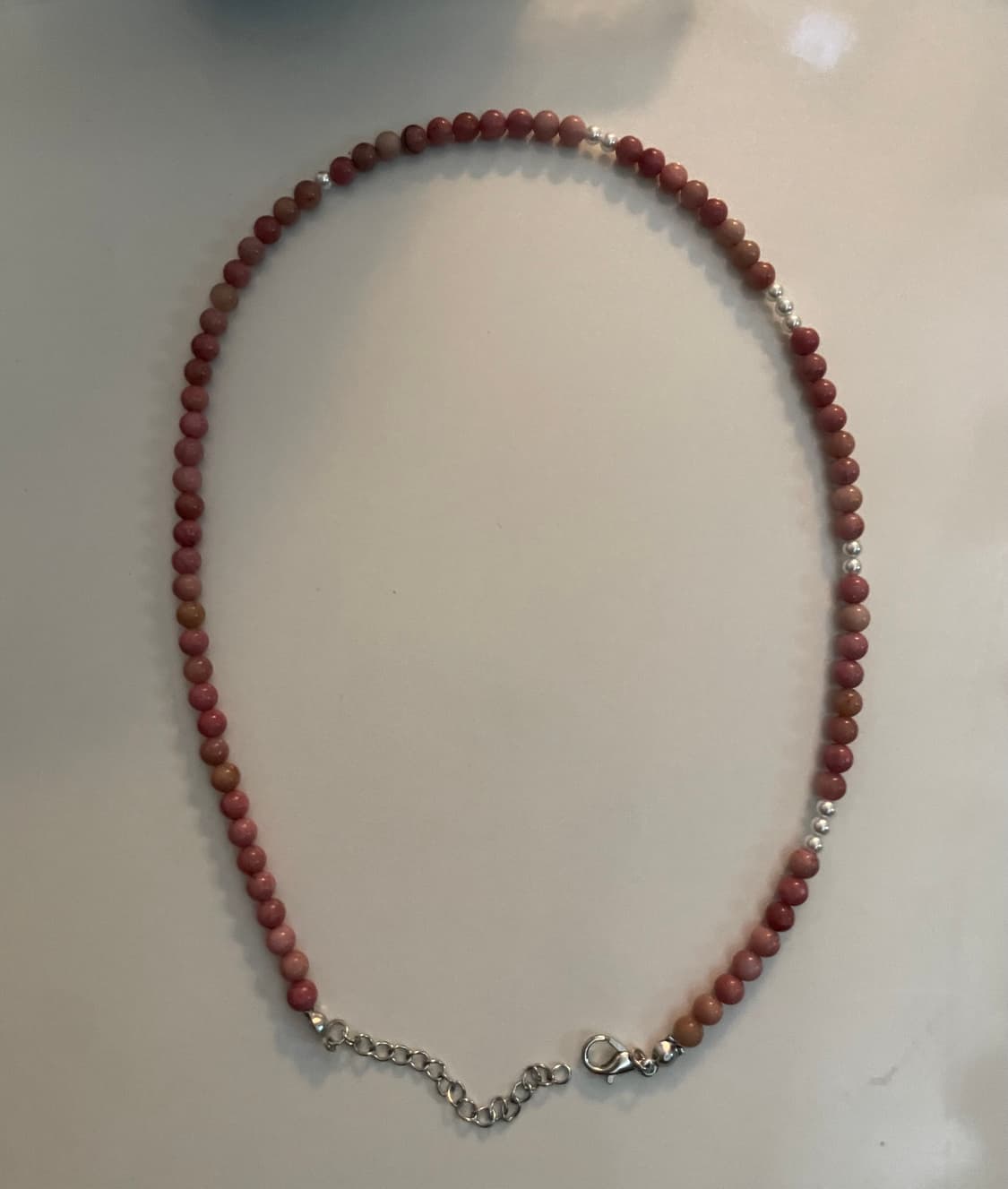 핑크 진주 목걸이 상품이미지1