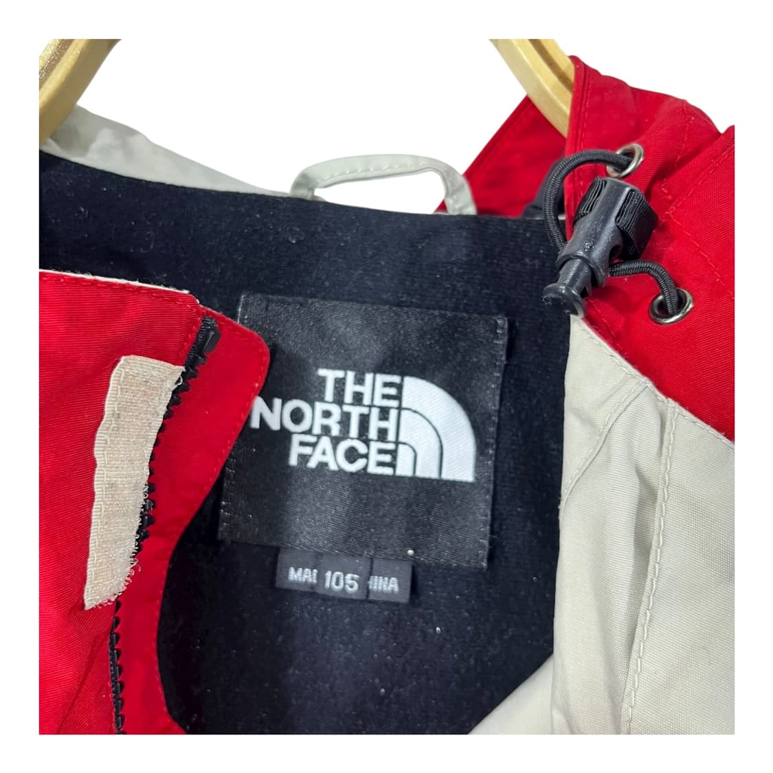 [The North Face] 노스페이스 레드 배색 바람막이 상품이미지5