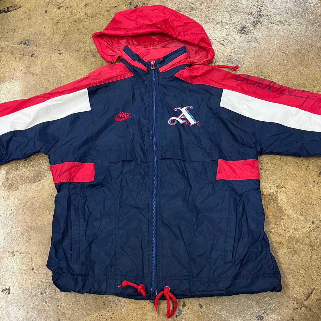 [정품/95] 나이키 올드스쿨 아스날 바람막이 자켓 b15 상품이미지3