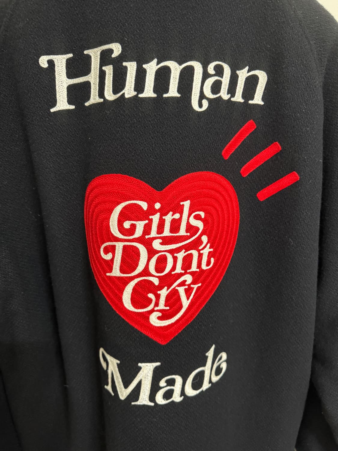 휴먼메이드 X 베르디 걸스돈크라이 바시티 자켓 XL 상품이미지6