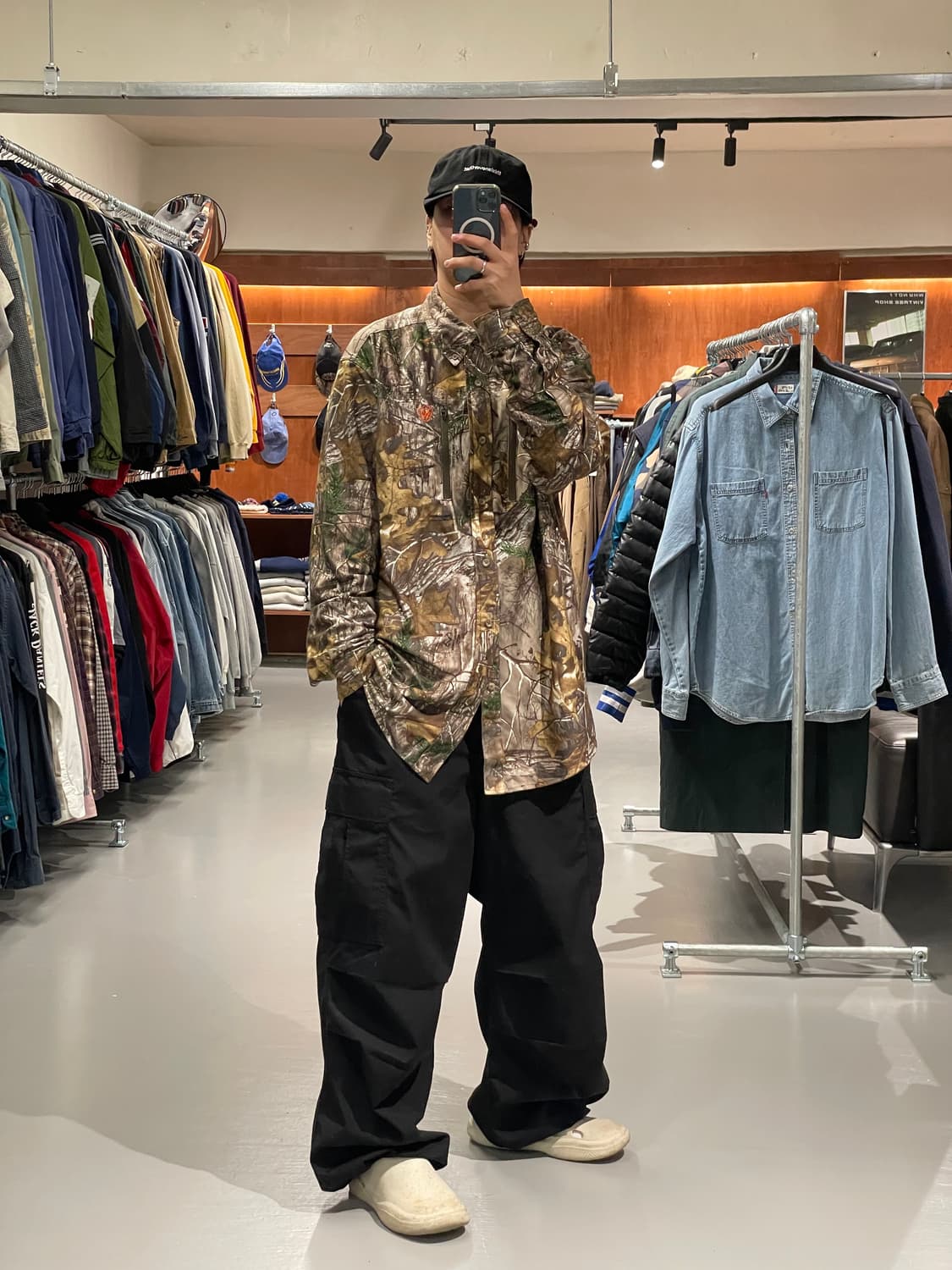 빈티지 리얼트리 플리스 셔츠    상품이미지5