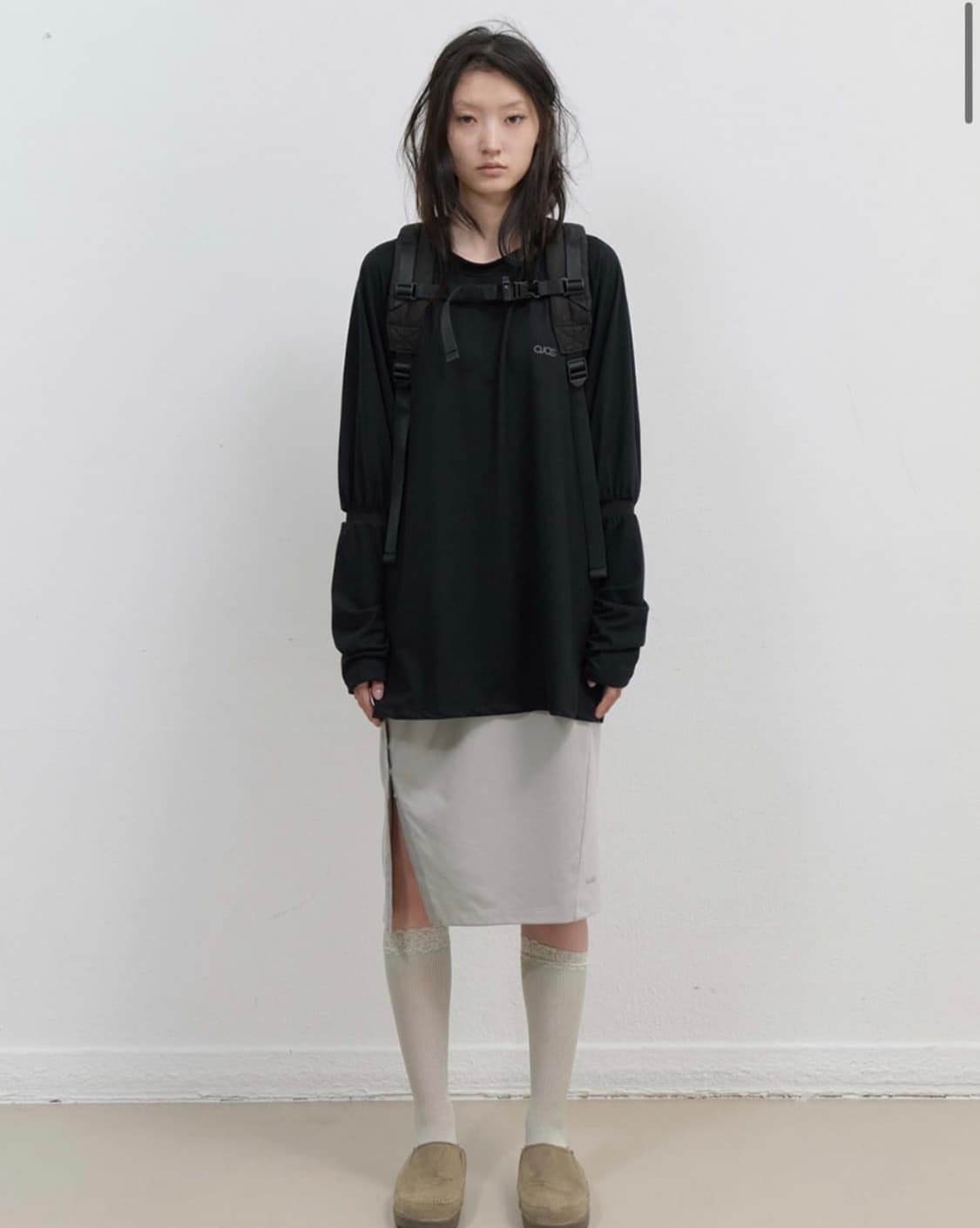 [2] 오호스 매쉬 밴드 퍼프 슬리브 Mesh Band 상품이미지2