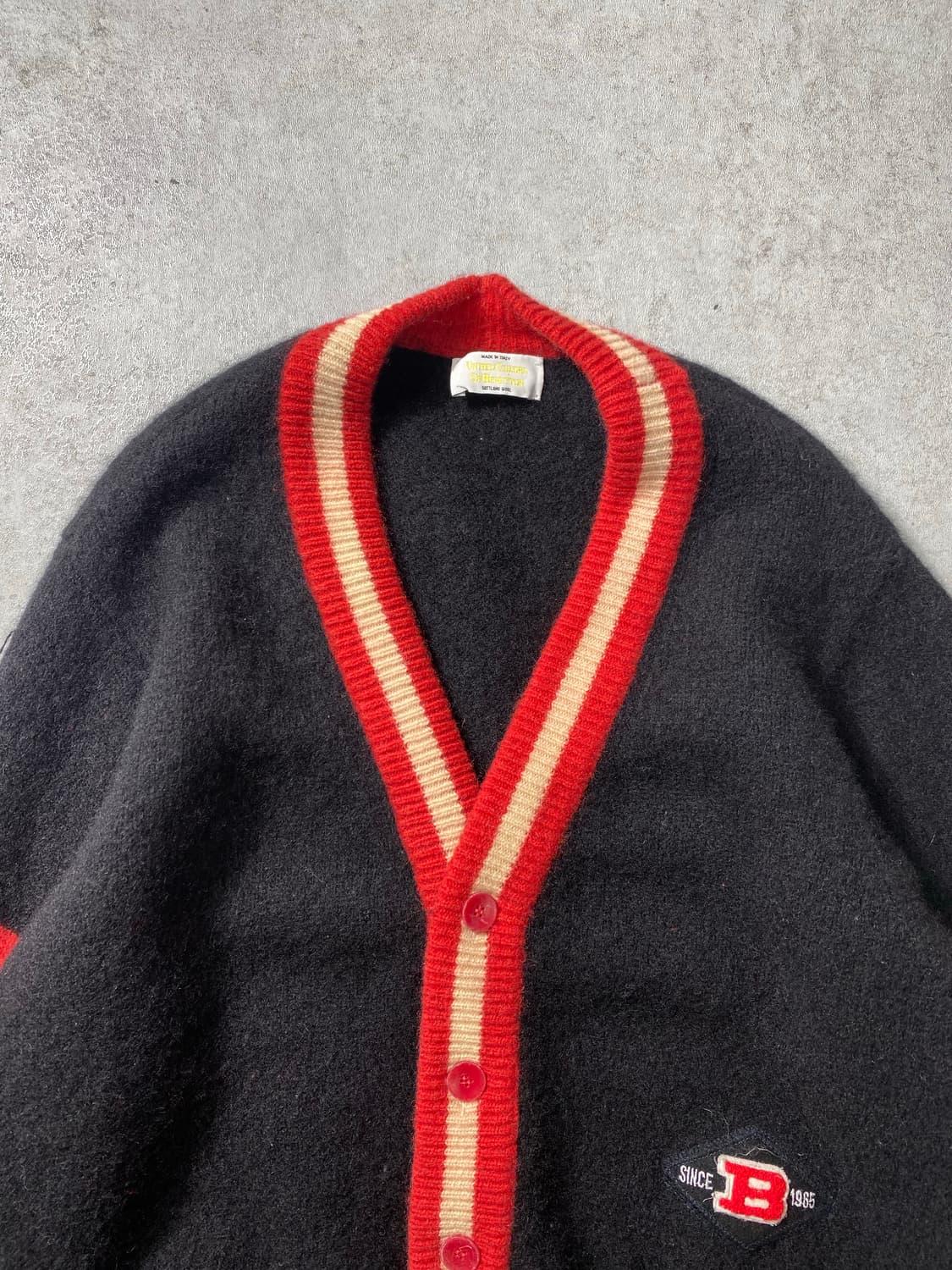 [54] 90s Benetton 베네통 이태리 메이드 퓨어울 니트가디건 상품이미지2