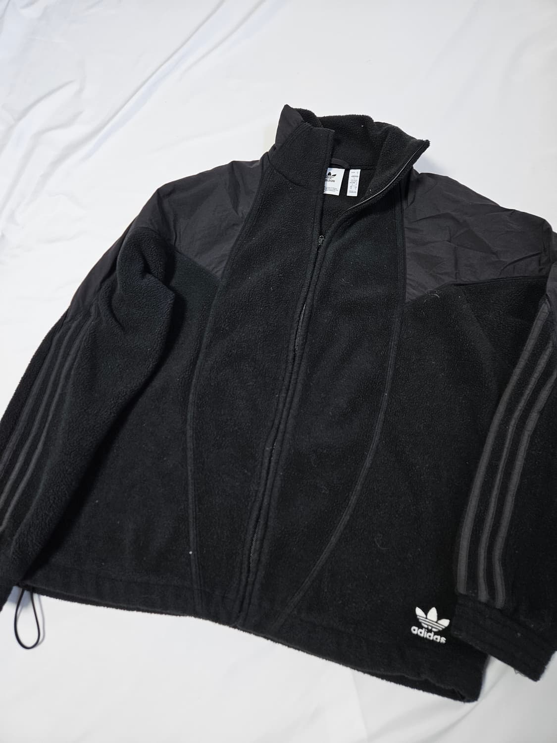 아디다스 오리지널 트레포일 빅로고 후리스 플리스 올드스쿨 자켓 상품이미지3