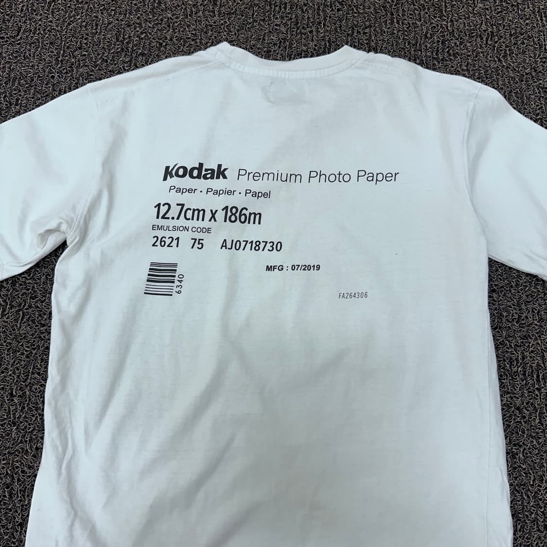 Kodak 코닥 반팔티셔츠 화이트 M 상품이미지6