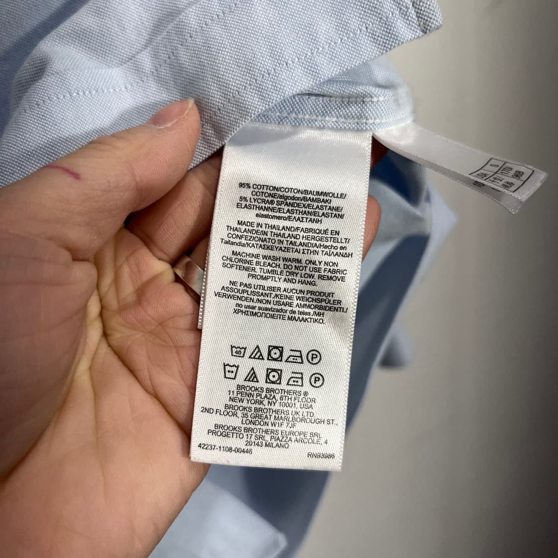 브룩스브라더스 솔리드 셔츠 상품이미지7