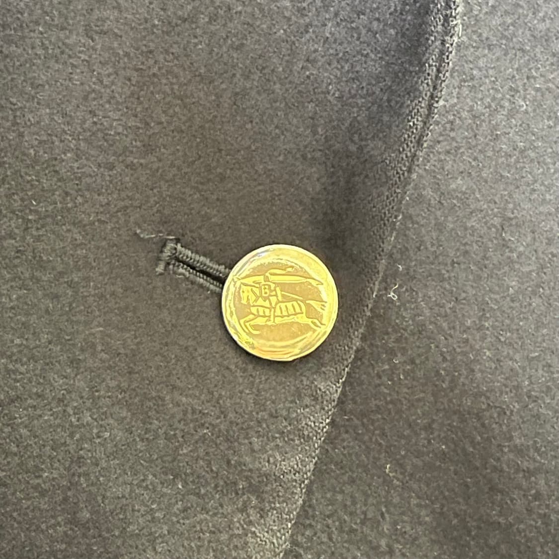 빈티지 ) burberry 버버리 벨벳카라 테일러자켓 상품이미지3