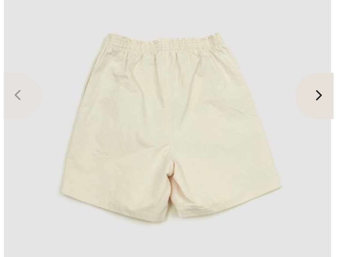 Camiel Fortgens Knee Shorts Off White 상품이미지3