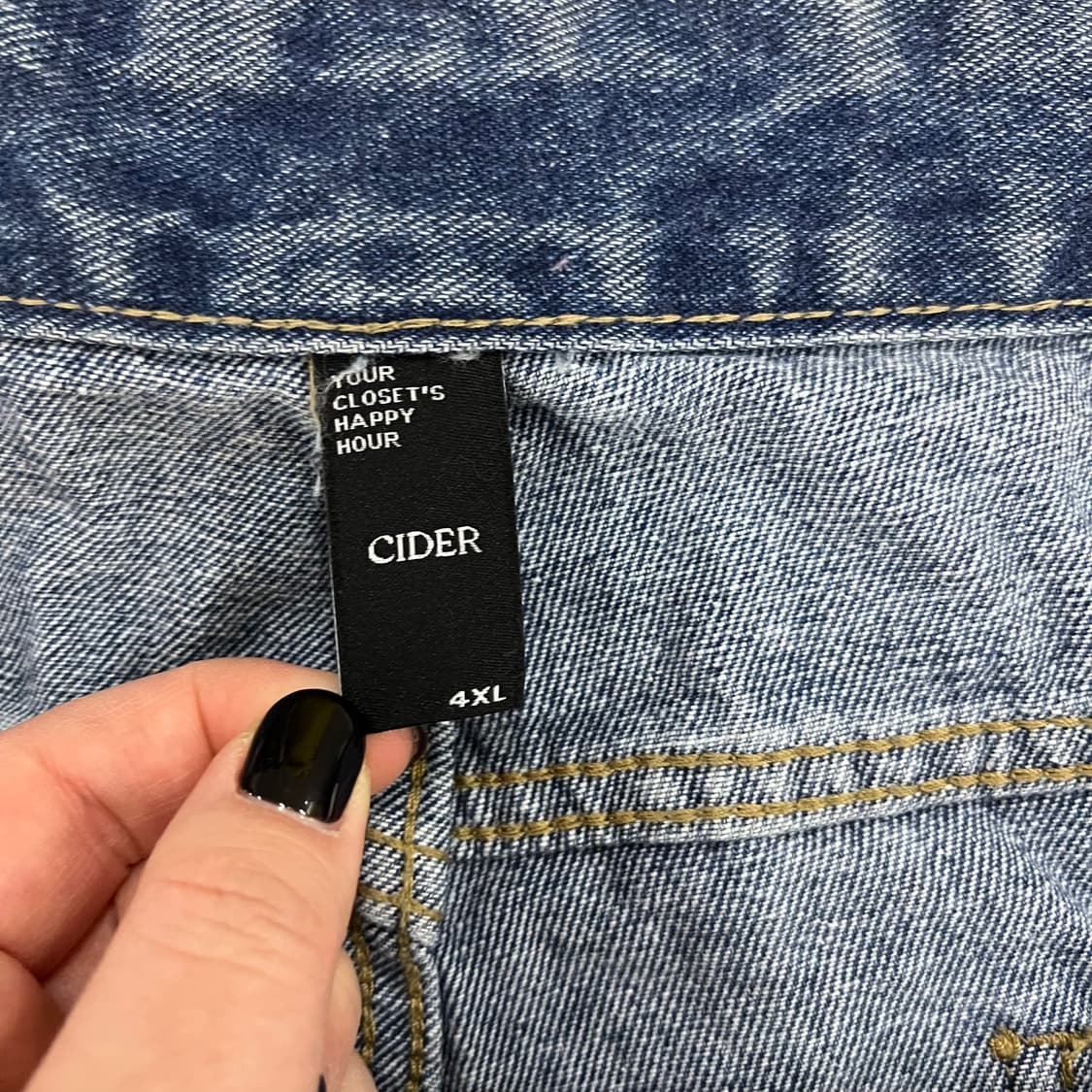 4XL 새상품 빅사이즈 데님 청바지 0128M 상품이미지3