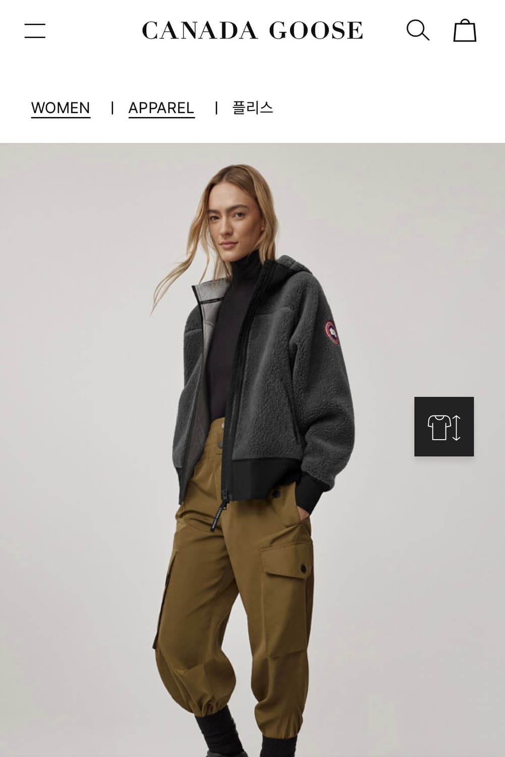 여) 캐나다구스 신형 후리스 상품이미지2