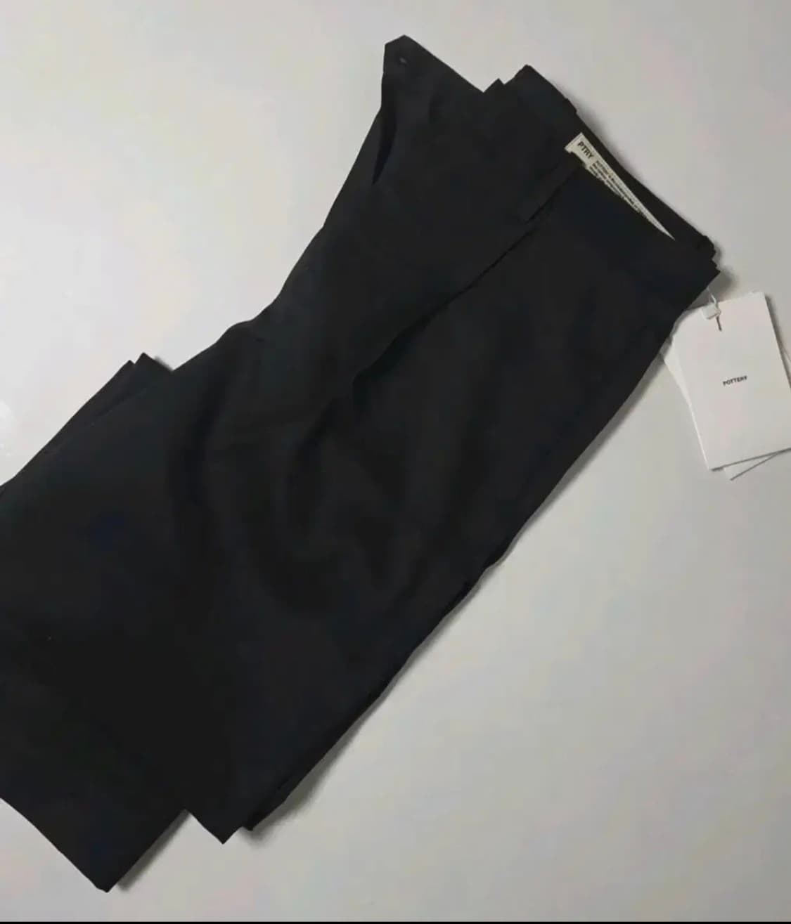 포터리  파인 울 원플리츠 테이퍼드 팬츠 2 (새상품) 상품이미지2