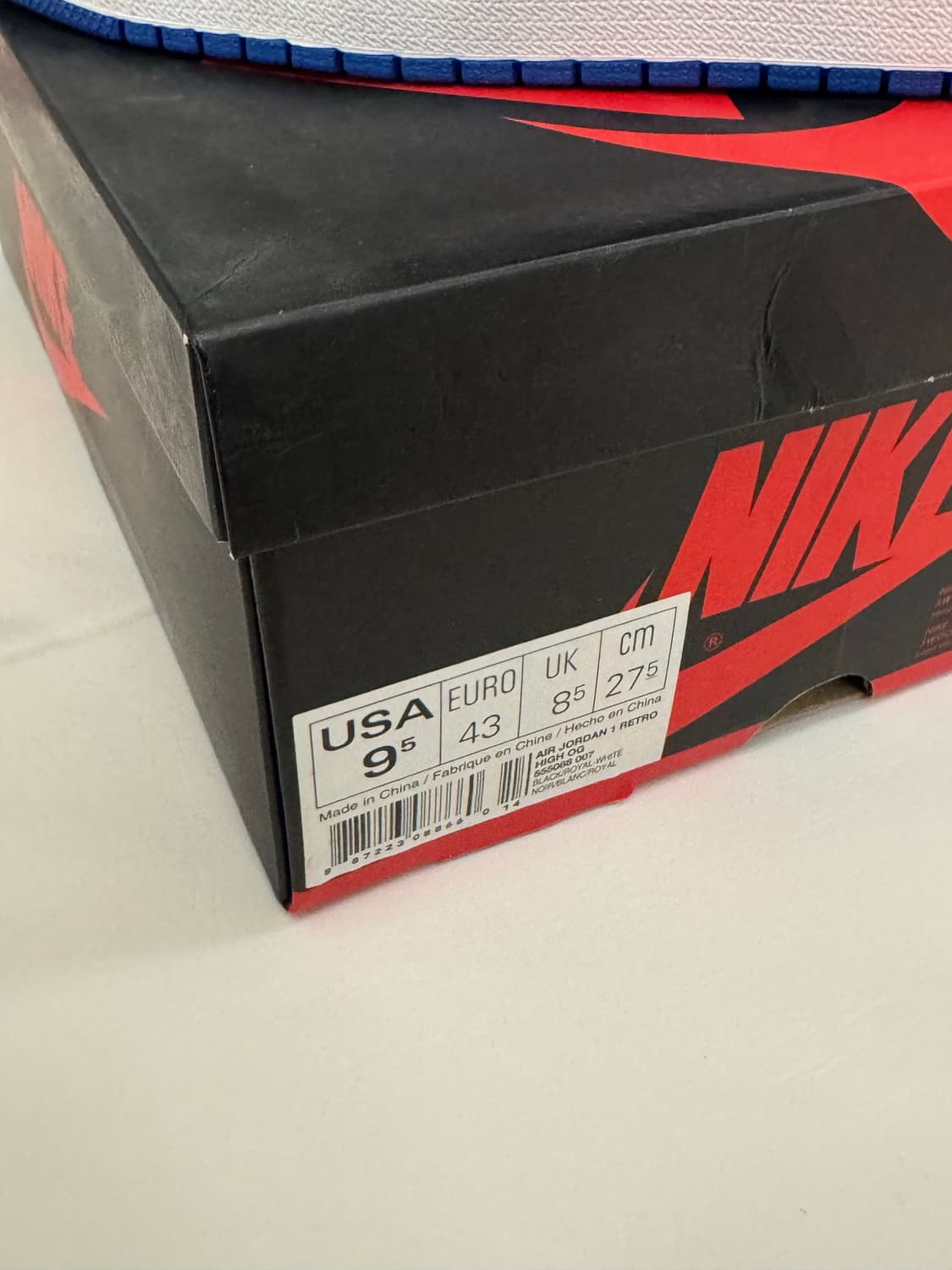 나이키 에어 조던 1 레트로 하이 OG 로얄 블루 상품이미지2