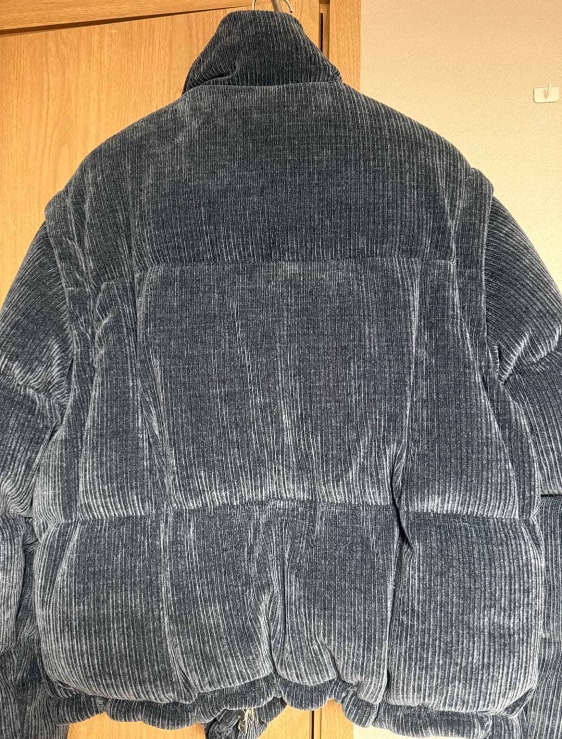 벨리에 코듀로이 패딩 네이비 L 상품이미지2