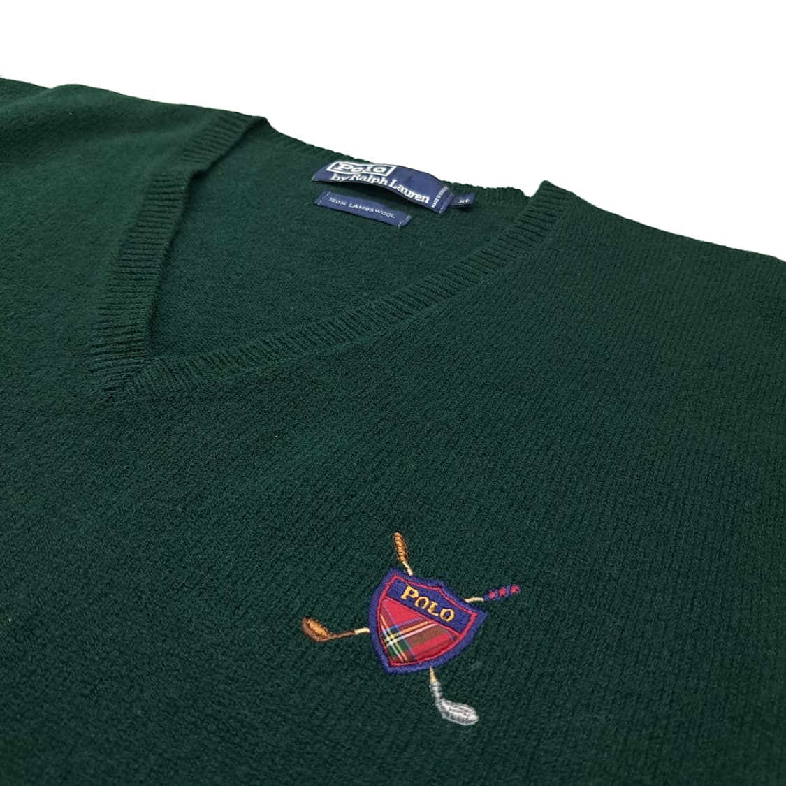 CL188 XL 폴로 램스울 크레스트 니트 베스트 상품이미지4