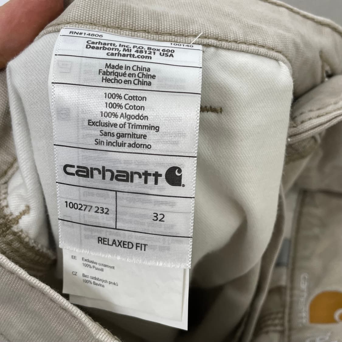 칼하트 카고 반바지 32  상품이미지7