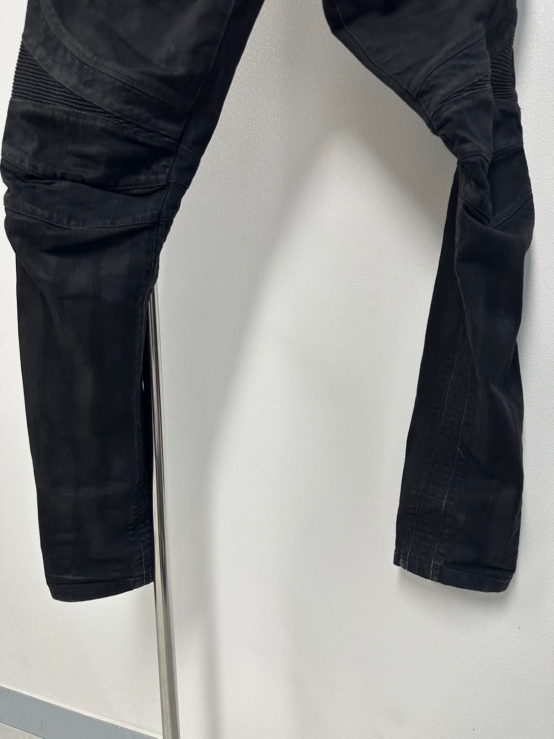 발망 더블 지퍼 바이커 진 상품이미지7