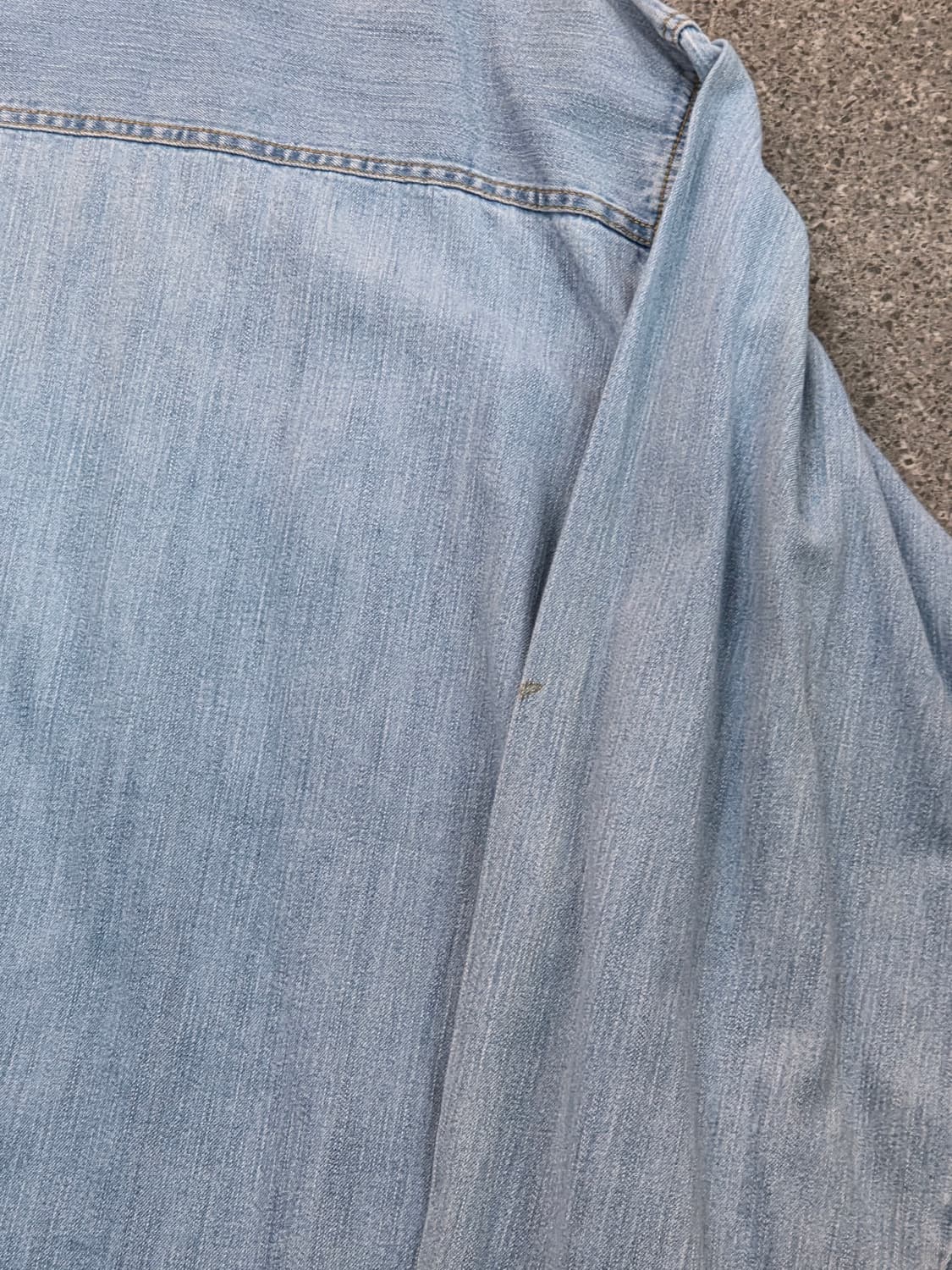 Levis 리바이스 연청 레터링 긴팔셔츠 상품이미지6