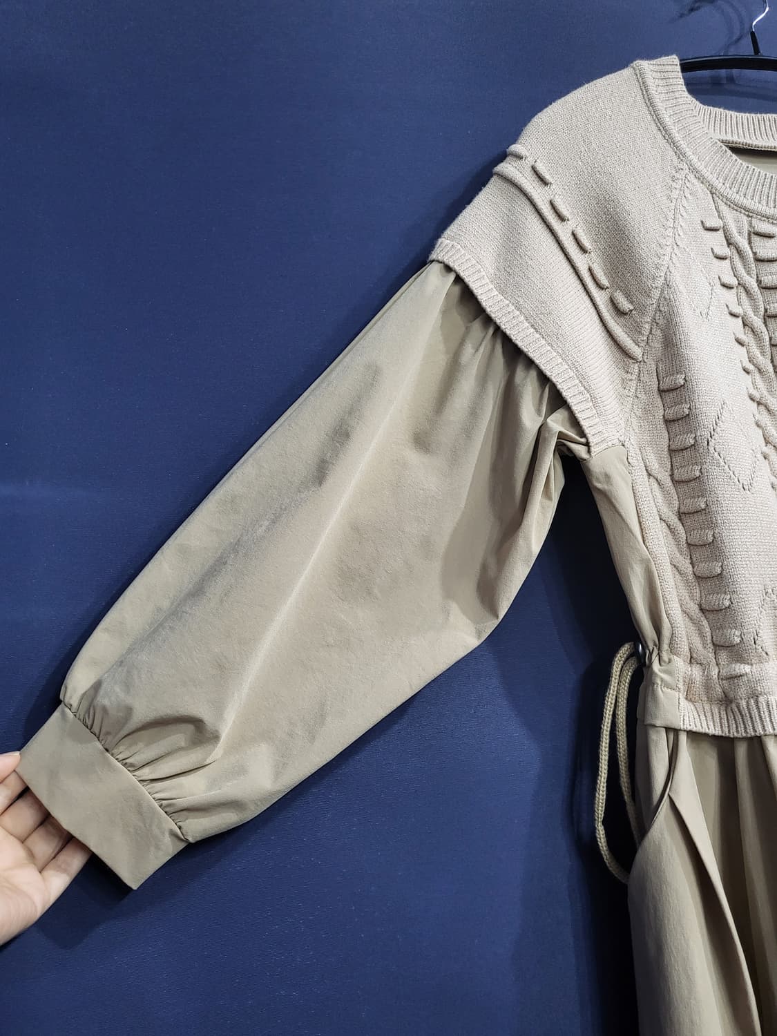 컨슈머 레이어드 니트 롱원피스(새상품) 상품이미지3