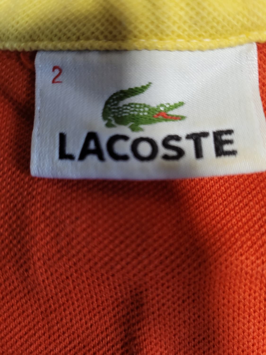 정품 라코스테 컬러블록 반팔 카라티셔츠 상품이미지3
