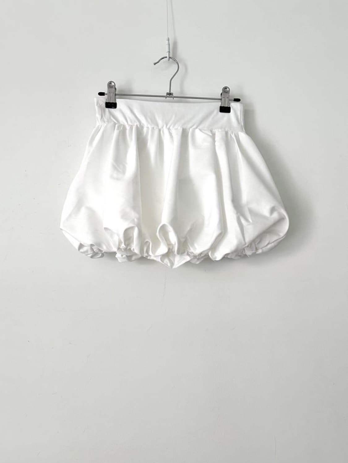 Ballon mini skirt / white 상품이미지4