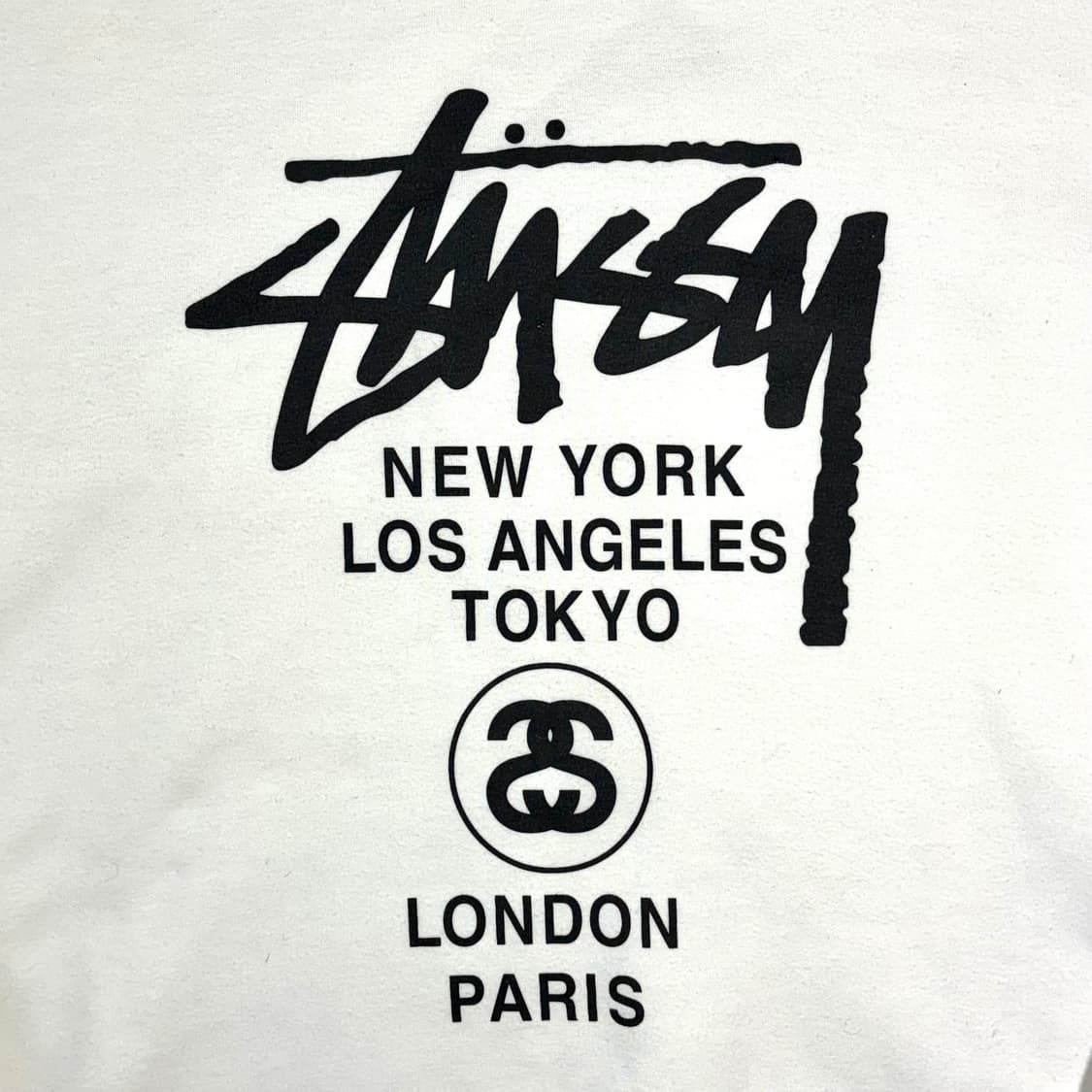 스투시 화이트 맨투맨 XL 상품이미지4