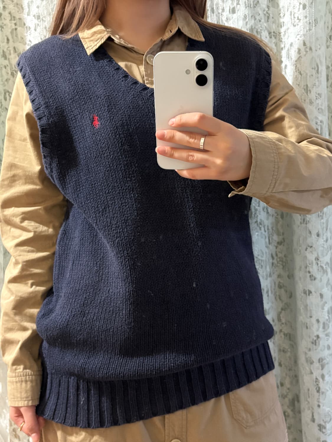 Polo 니트 조끼 상품이미지4