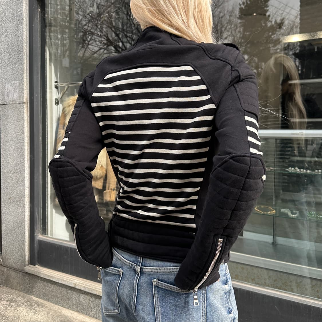 2014 발망 스트라이프 라이더 자켓 상품이미지10