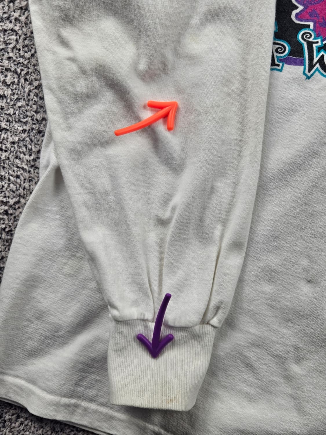 90's GILDAN 싱글스티치 롱 슬리브 ( L ) / 11137 상품이미지5