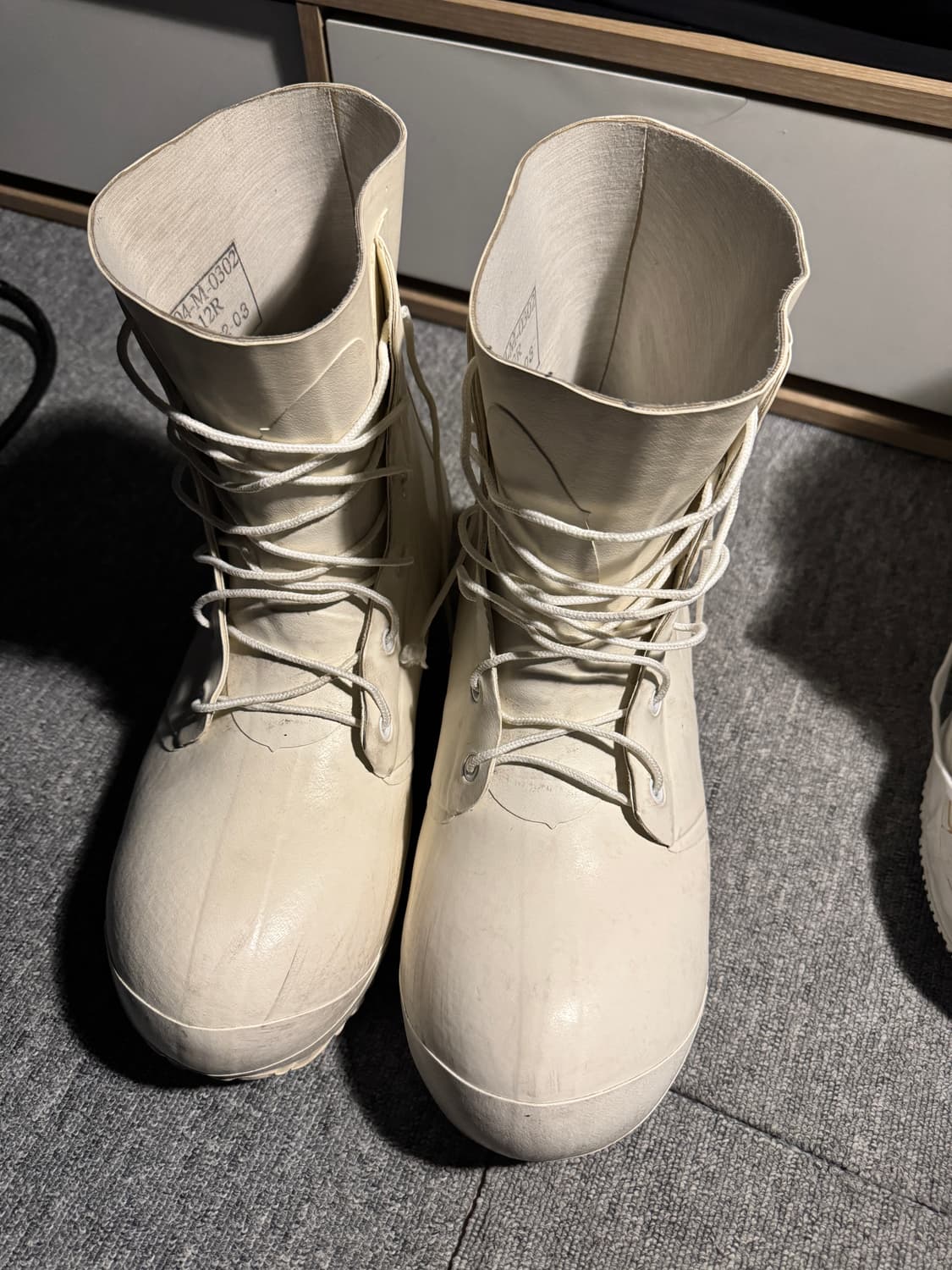 (12R) 버니 부츠 화이트 상품이미지3