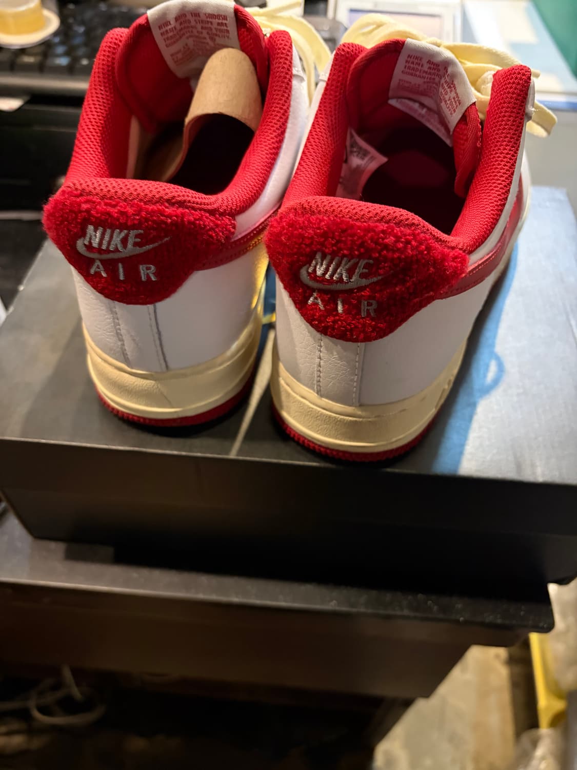 나이키 에어포스  07 LV8 화이트 짐레드  265 상품이미지6