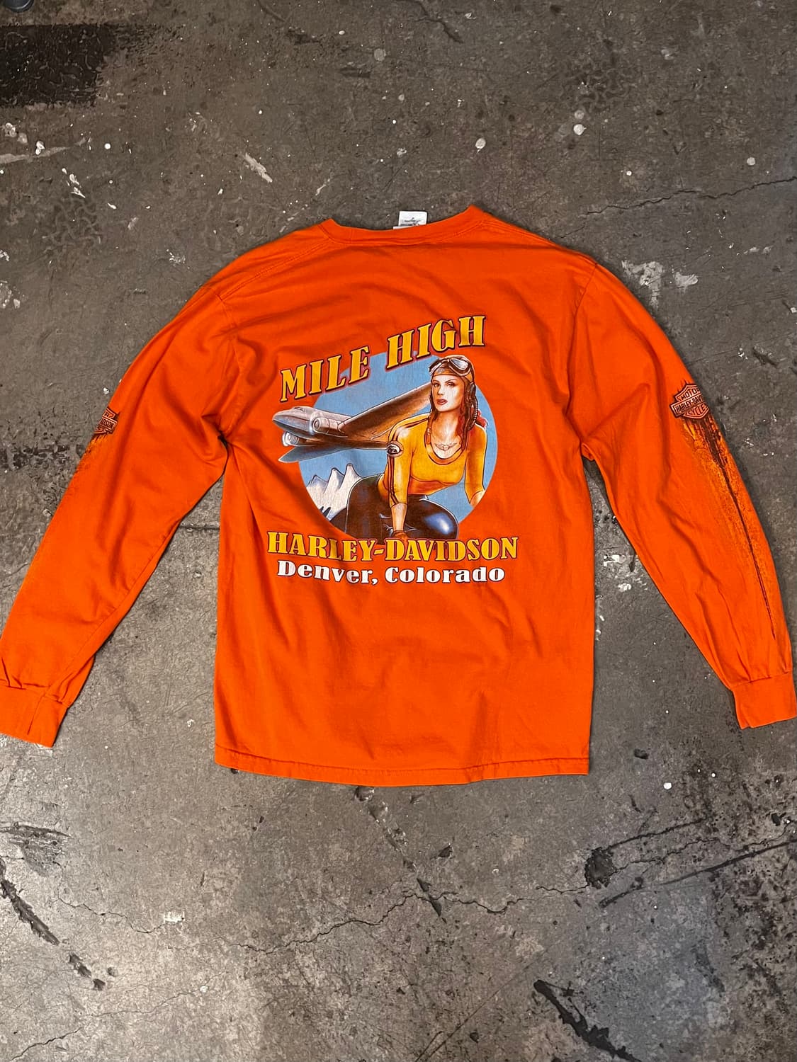 Harley-Davidson Printing Long Sleeves 상품이미지5