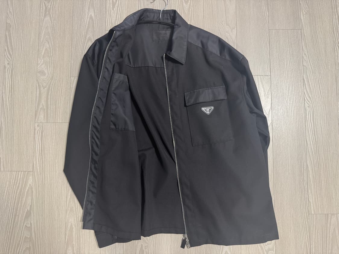 프라다 / 울 앤 리나일론 오버 셔츠 / L 상품이미지7