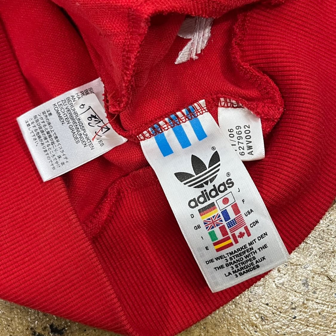 아디다스 제임스 헌트 레드 하트 져지 트랙탑 95 상품이미지6