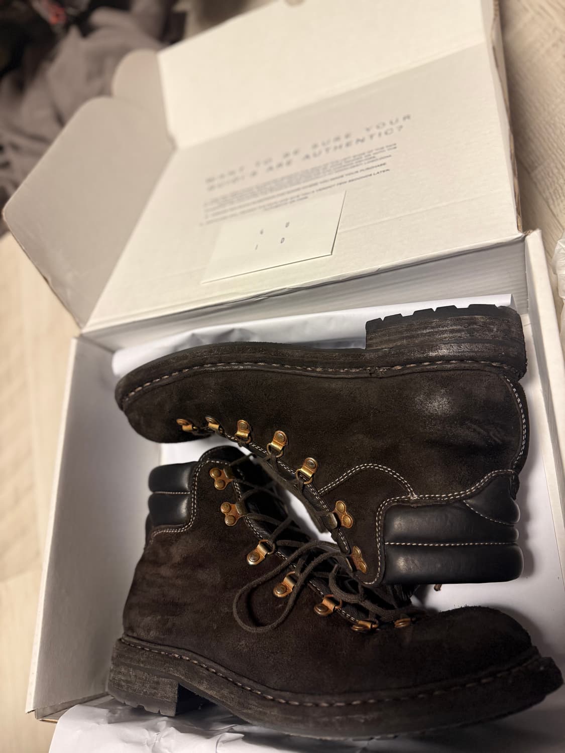 [44]  구이디 GUIDI 하이킹 스웨이드 부츠 브라운 상품이미지4