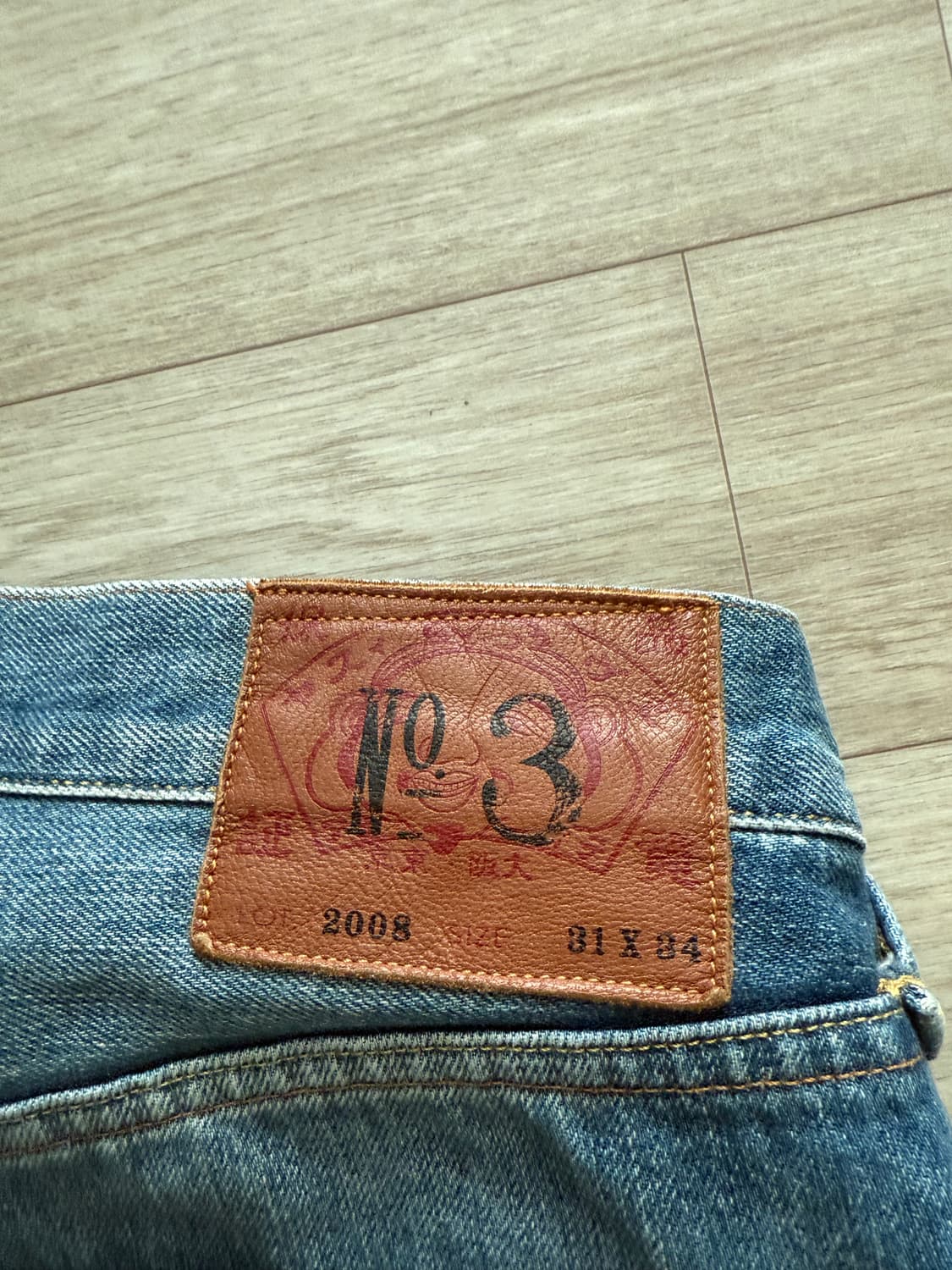 에비수 스트레이트 데님 31x34 상품이미지3