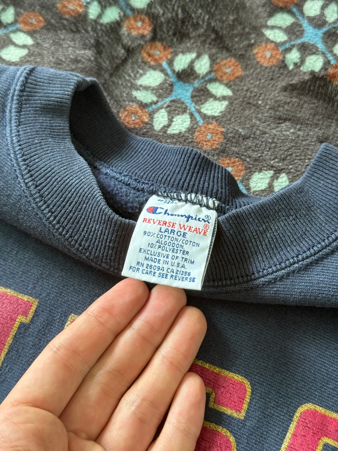 90s made in usa 챔피온 리버스위브 스웻셔츠 맨투맨 상품이미지3