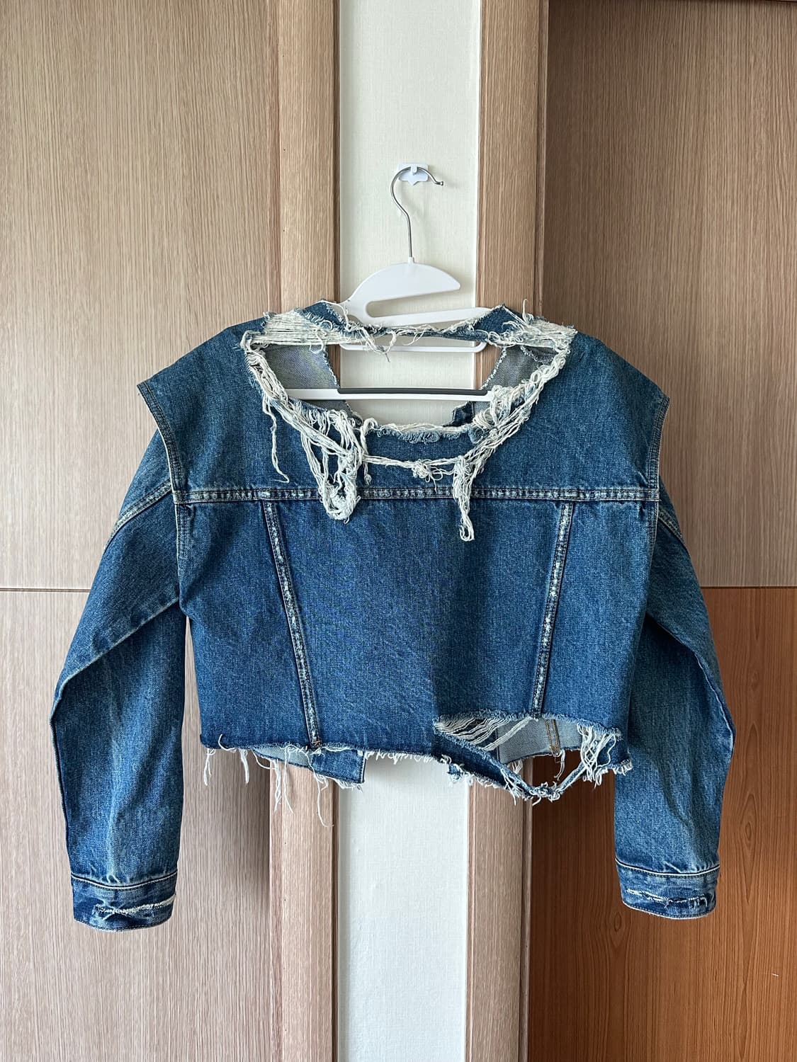 perverze 퍼버즈 소매 탈부착 데님자켓 상품이미지3