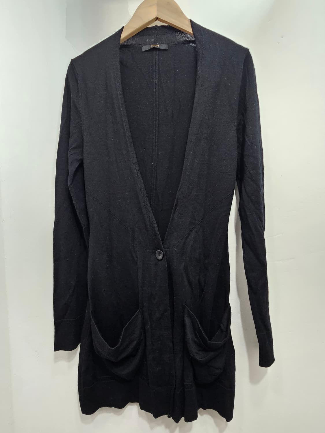 지고트(JIGOTT) 울캐시미어 얇은 가디건 S 상품이미지5