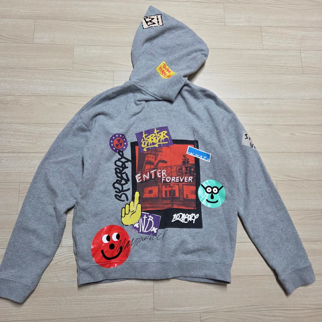 버버리 후드집업 그레이 상품이미지7